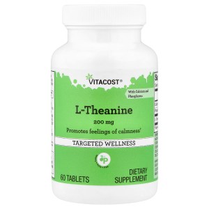 L-Theanine With Calcium and Phosphorus, 60 Tablets L-Theanine With Calcium and Phosphorus, 60 Tablets