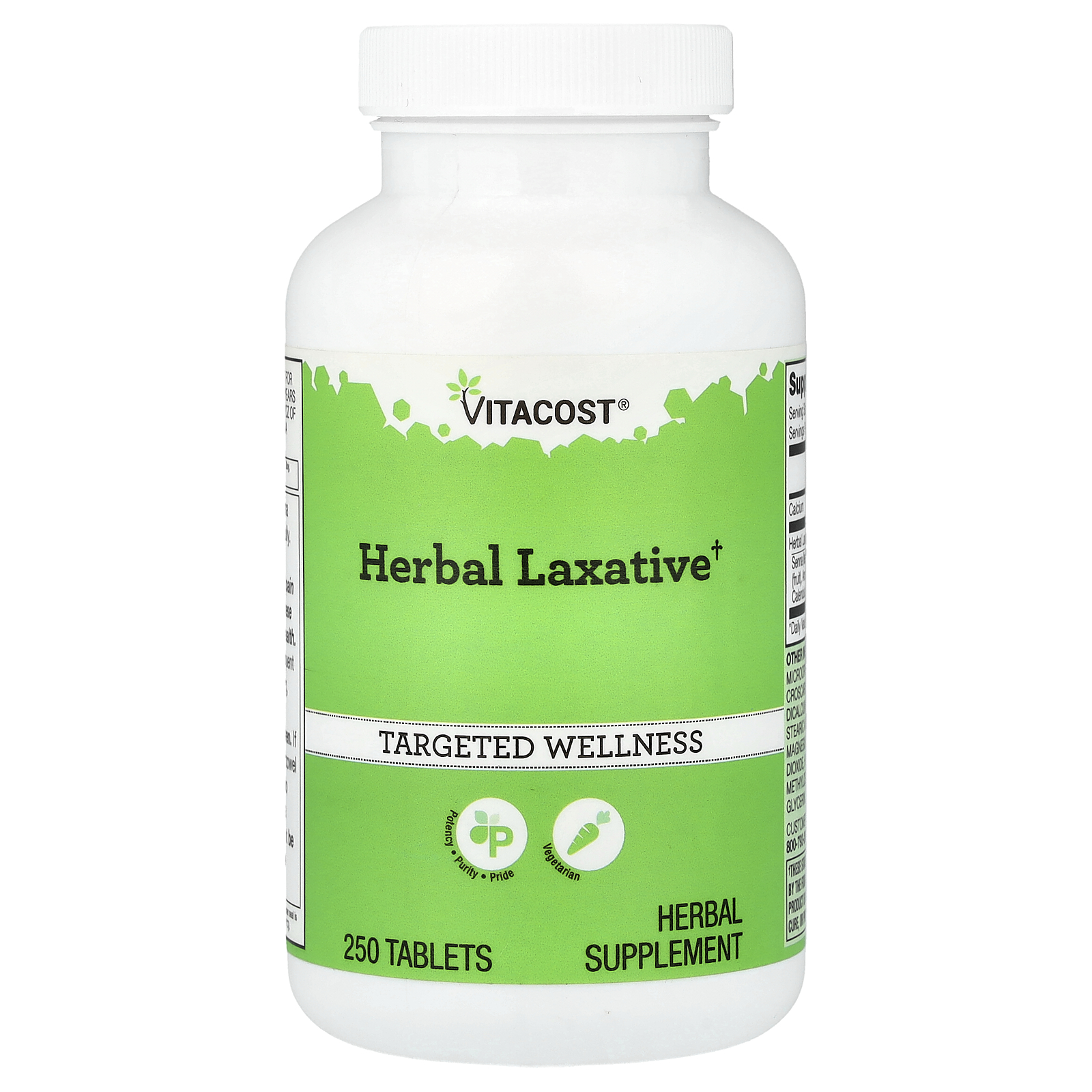 Herbal Laxative, 250 Tablets