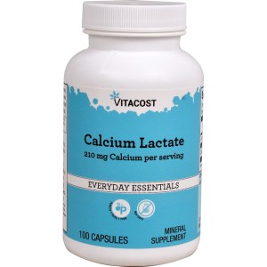 Calcium Lactate, 100 Capsules Calcium Lactate, 100 Capsules