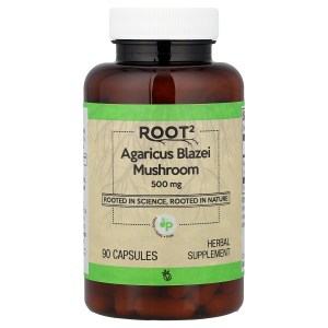 Root2, Agaricus Blazei Mushroom, 500 mg, 90 Capsules Root2, Agaricus Blazei Mushroom, 500 mg, 90 Capsules