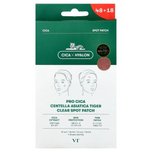 Pro Cica Centella Asiatica Tiger Clear Spot Patch, 4 Sheets, 66 Patches Pro Cica Centella Asiatica Tiger Clear Spot Patch, 4 Sheets, 66 Patches