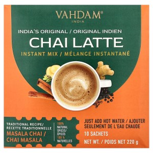 Instant Mix, Chai Latte, 10 Sachets, 220 g Instant Mix, Chai Latte, 10 Sachets, 220 g