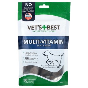 Multi-Vitamin Soft Chews, For Dogs, All Sizes, 30 Soft Chews, 4.2 oz (120 g) Multi-Vitamin Soft Chews, For Dogs, All Sizes, 30 Soft Chews, 4.2 oz (120 g)