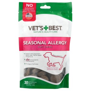 Seasonal Allergy Soft Chews, For Dogs, All Sizes, 30 Soft Chews, 4.2 oz (120 g) Seasonal Allergy Soft Chews, For Dogs, All Sizes, 30 Soft Chews, 4.2 oz (120 g)