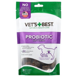 Probiotic Soft Chews, For Dogs, 30 Soft Chews, 4.2 oz (120 g) Probiotic Soft Chews, For Dogs, 30 Soft Chews, 4.2 oz (120 g)