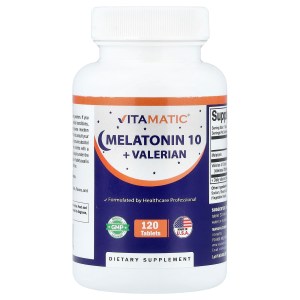 Melatonin 10 + Valerian, 120 Tablets Melatonin 10 + Valerian, 120 Tablets