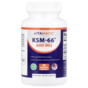 KSM-66®, 60 Vegetable Capsules KSM-66®, 60 Vegetable Capsules
