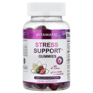 Stress Support Gummies, Lemon & Mixed Berry, 60 Gummies Stress Support Gummies, Lemon & Mixed Berry, 60 Gummies