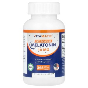 Melatonin, Berry, 10 mg, 365 Fast Dissolve Tablets Melatonin, Berry, 10 mg, 365 Fast Dissolve Tablets