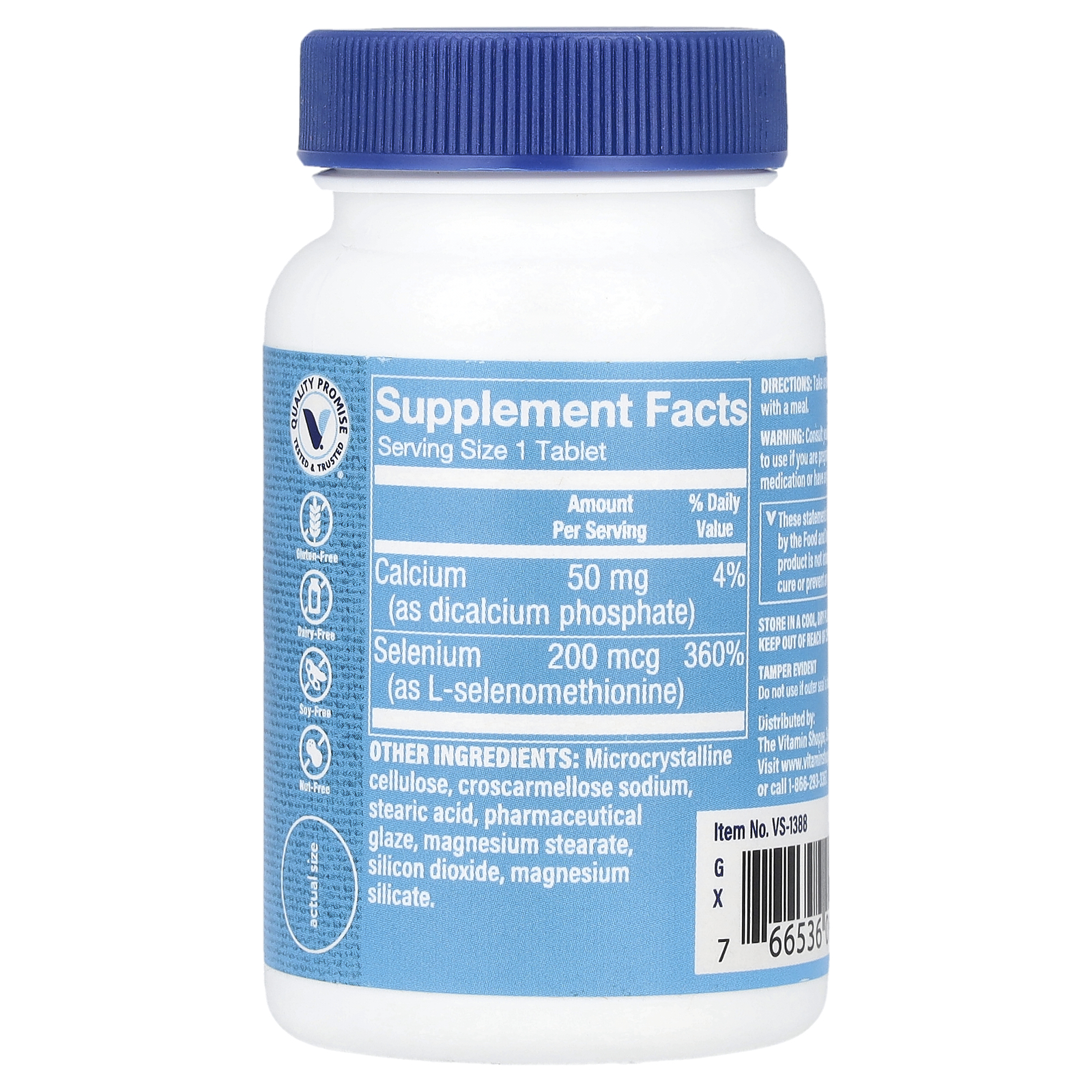 Selenium, 100 Tablets
