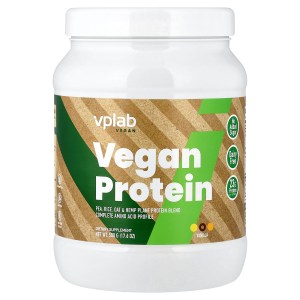 Vegan Protein, Vanilla, 17.6 oz (500 g) Vegan Protein, Vanilla, 17.6 oz (500 g)