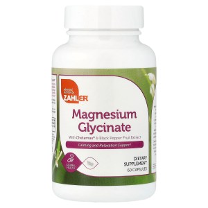 Magnesium Glycinate With Chelamax® & Black Pepper Fruit Extract, 60 Capsules Magnesium Glycinate With Chelamax® & Black Pepper Fruit Extract, 60 Capsules
