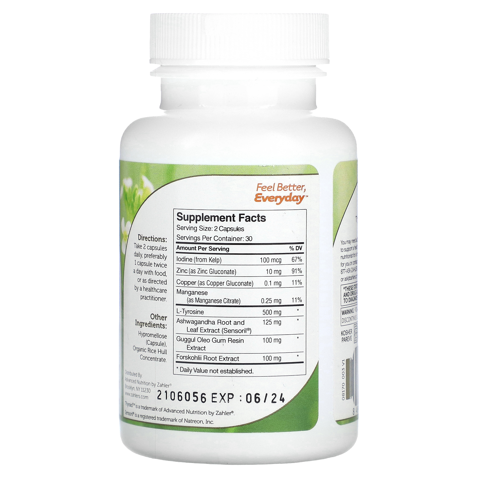 Thyraid™, Thyroid Support Formula, 60 Capsules