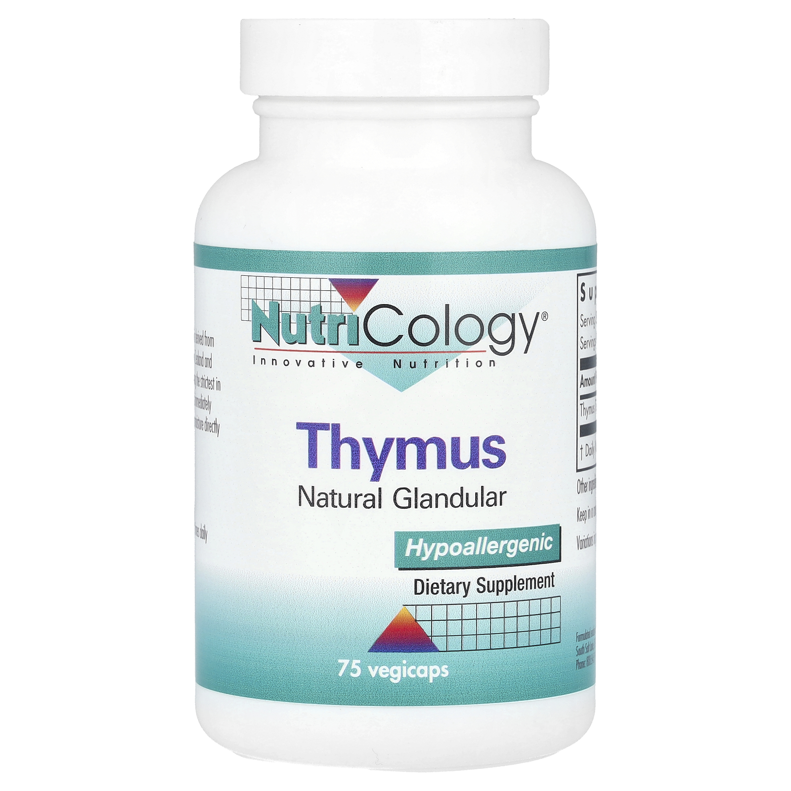 Thymus, 0.5 g , 75 Vegicaps