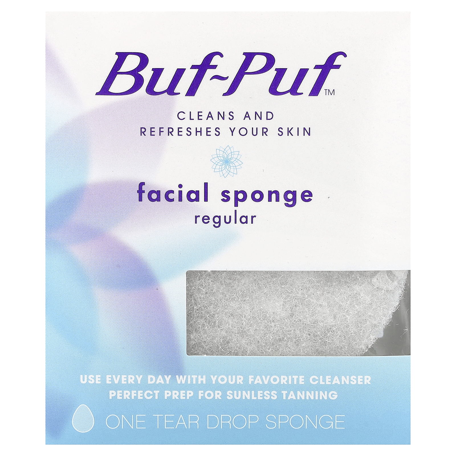 Facial Sponge, Regular, 1 Tear Drop Sponge