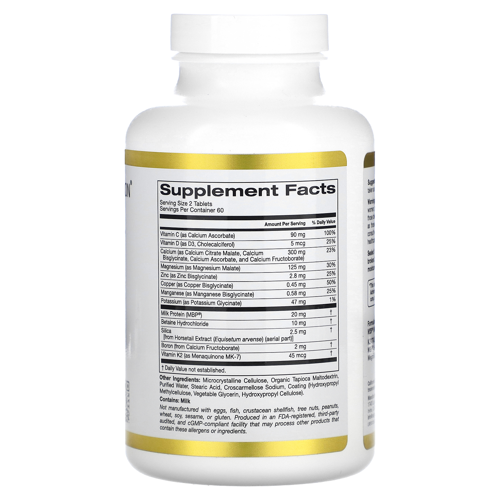 Bone Boost® with Calcium, Magnesium, Vitamin C and Potassium, 120 Tablets