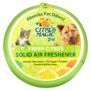 Pet, Solid Air Freshener, Fresh Citrus, 20 oz (566 g) Pet, Solid Air Freshener, Fresh Citrus, 20 oz (566 g)