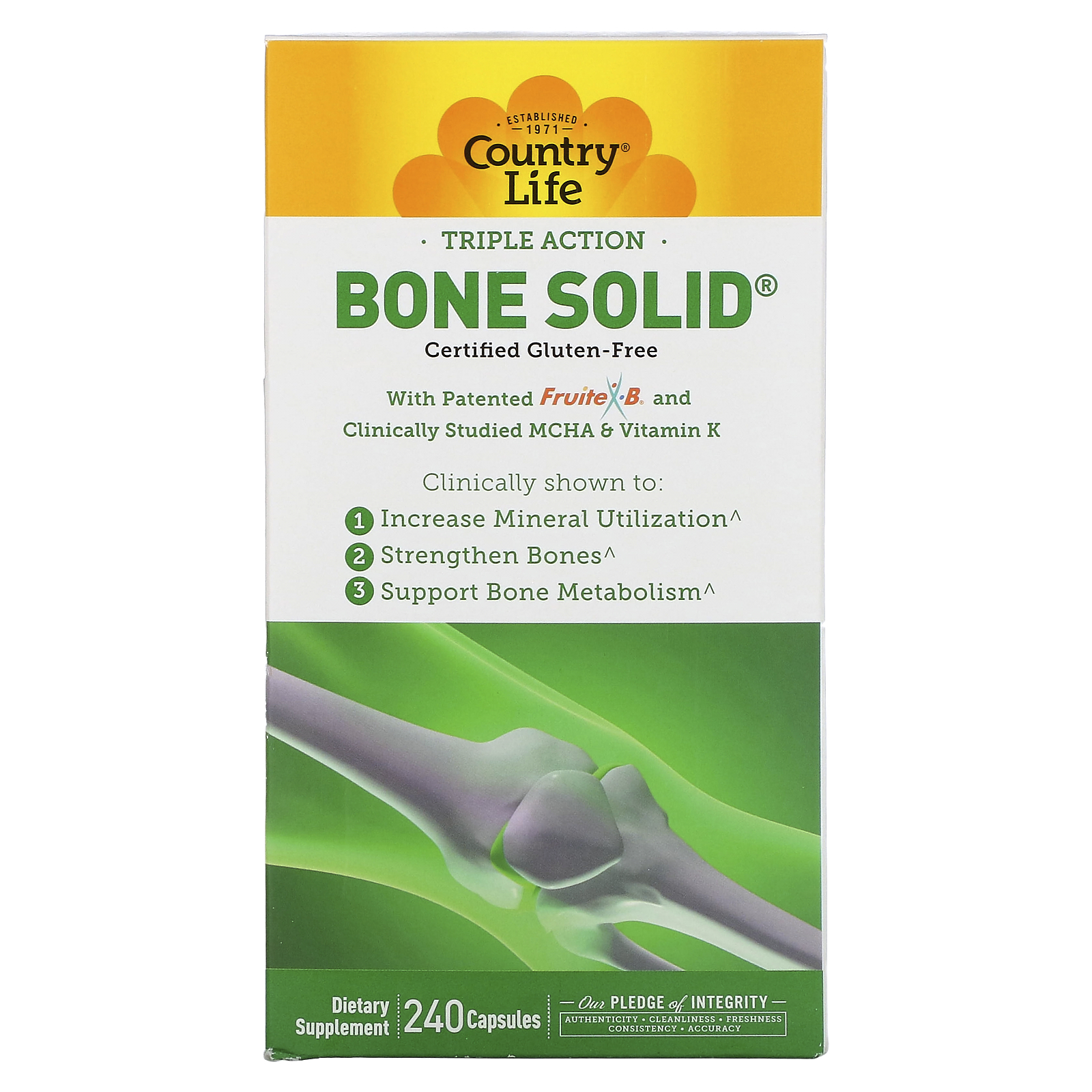 Bone Solid®, 240 Capsules