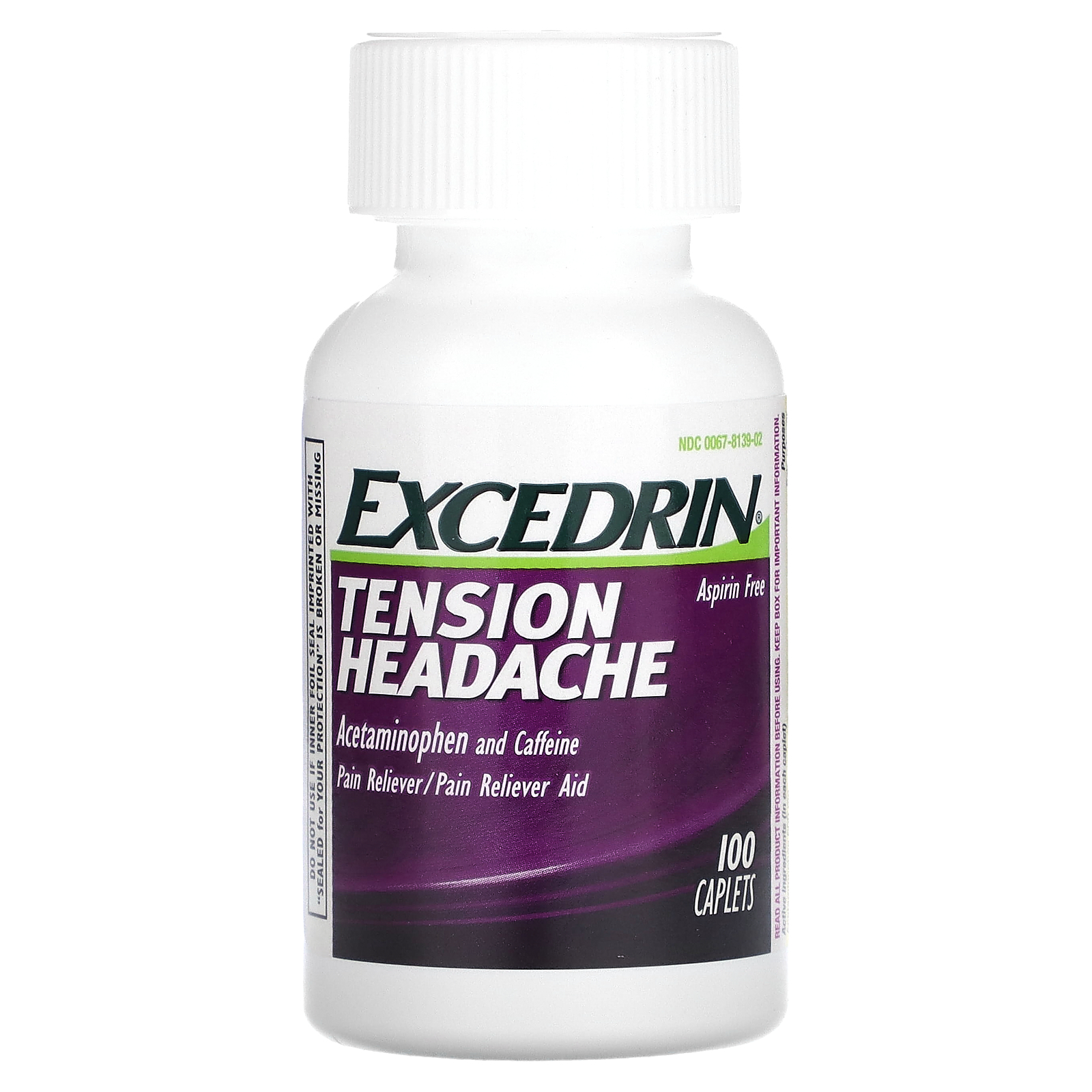 Tension Headache, 100 Caplets