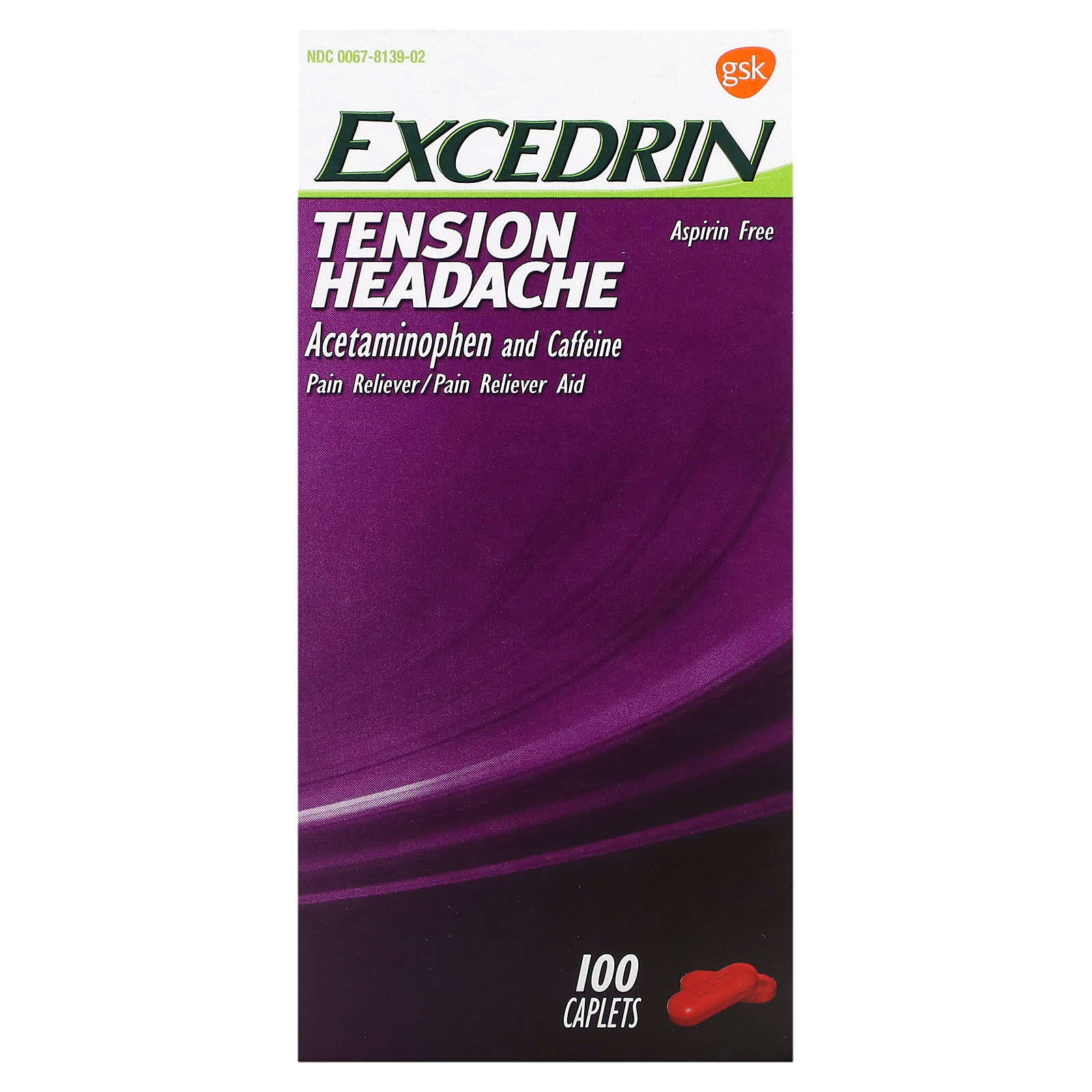Tension Headache, 100 Caplets