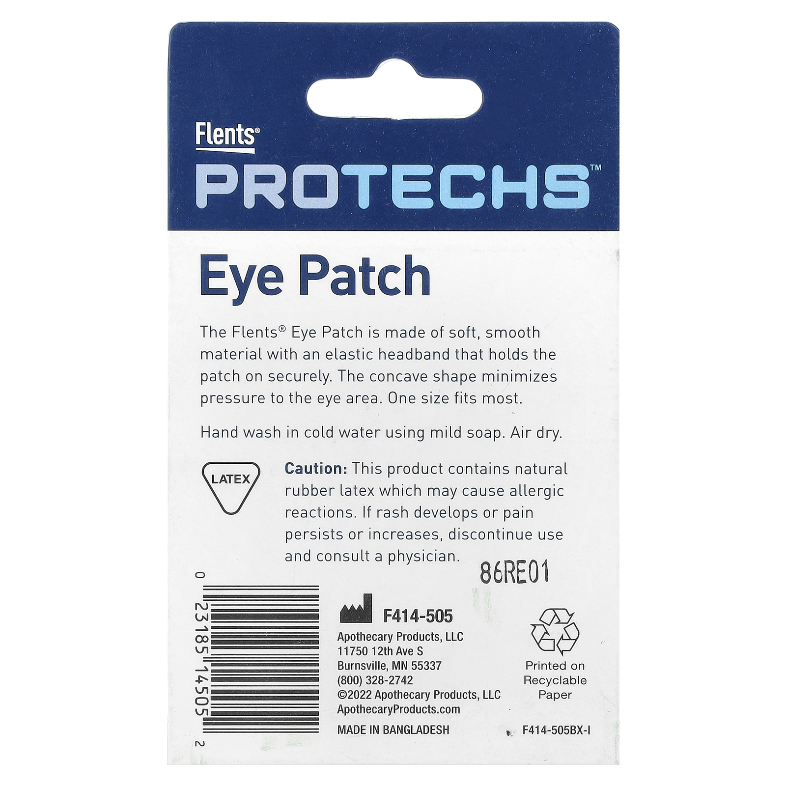Protechs, Eye Patch, 1 Count