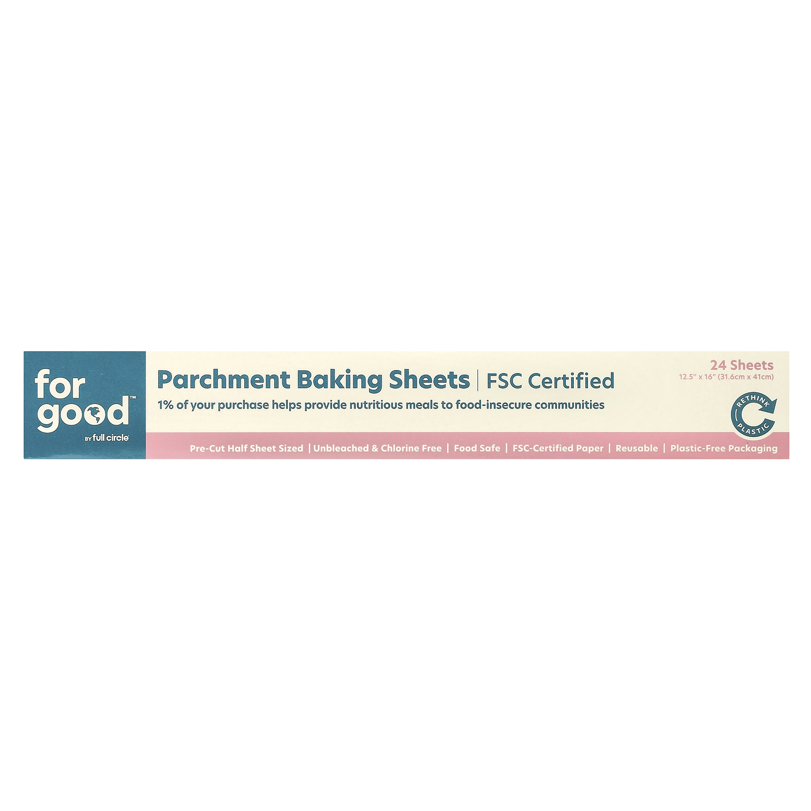 Parchment Baking Sheets, 24 Sheets