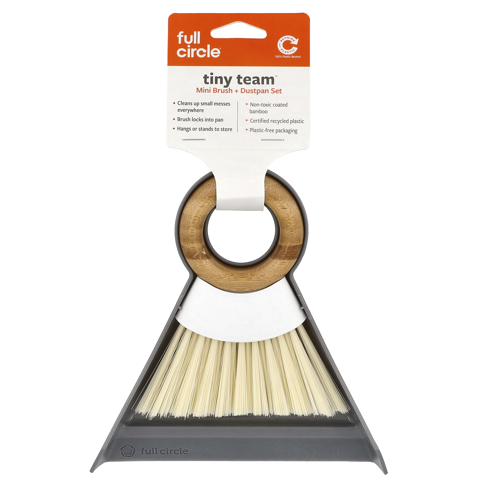 Tiny Team™, Mini Brush + Dustpan Set , 1 Count