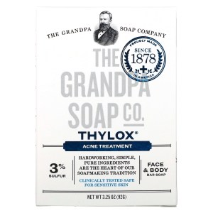Face & Body Bar Soap, Thylox® Acne Treatment, 3.25 oz (92 g) Face & Body Bar Soap, Thylox® Acne Treatment, 3.25 oz (92 g)