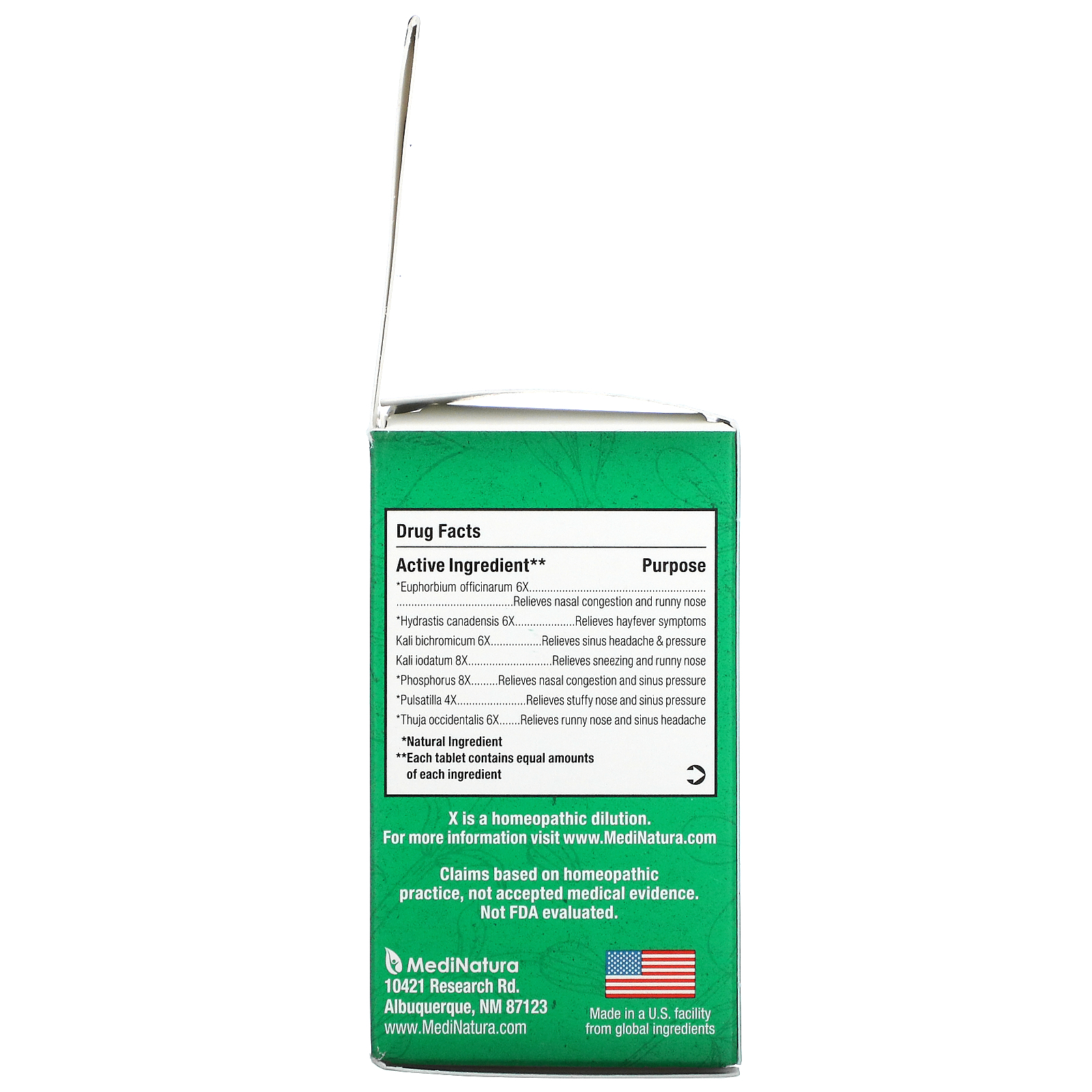 BHI, Sinus, 100 Tablets