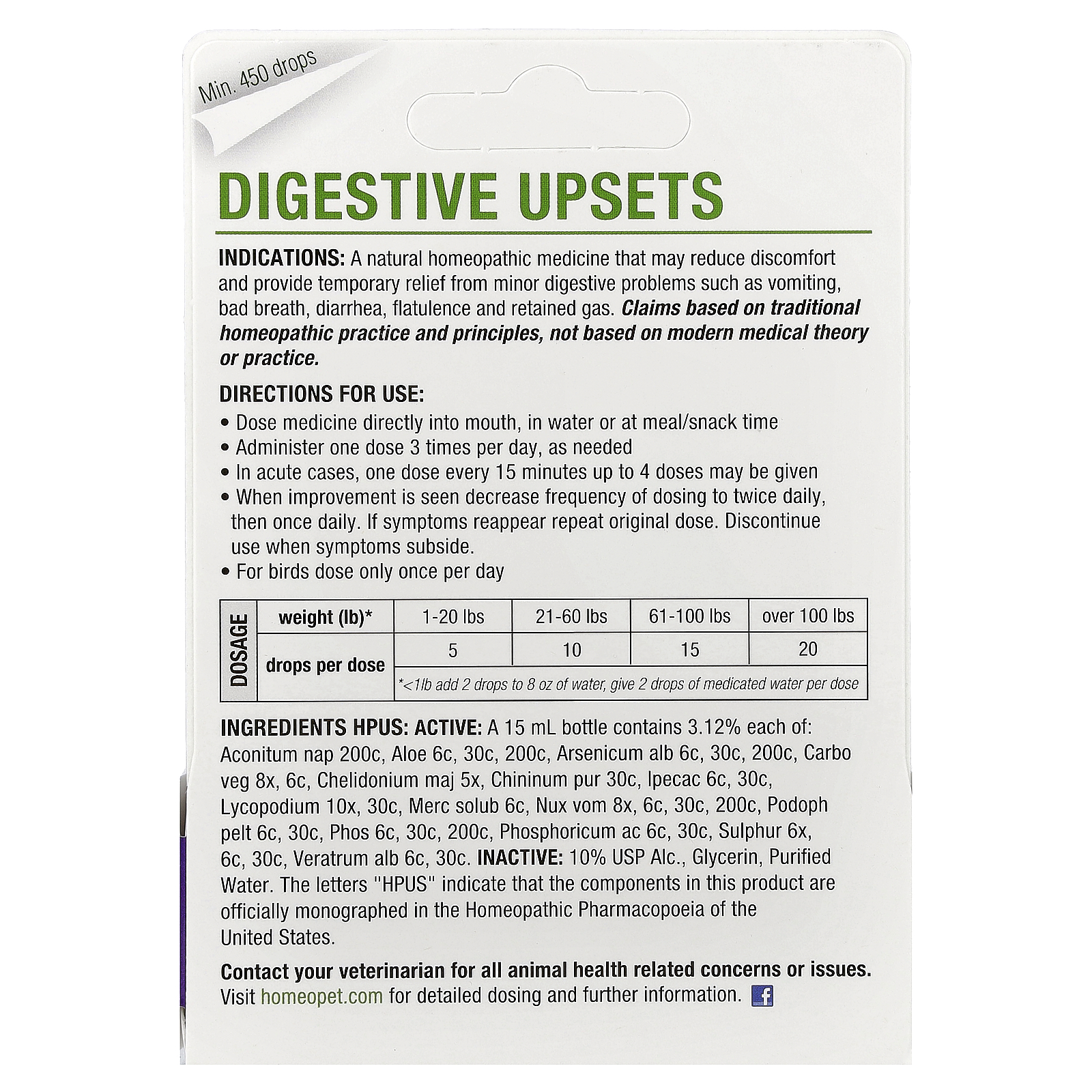 Digestive Upsets, 15 ml
