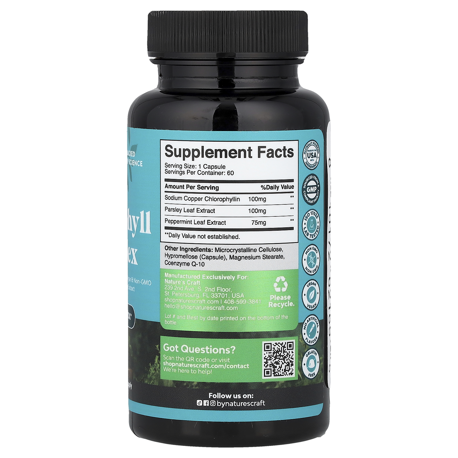 Chlorophyll Complex, 60 Capsules