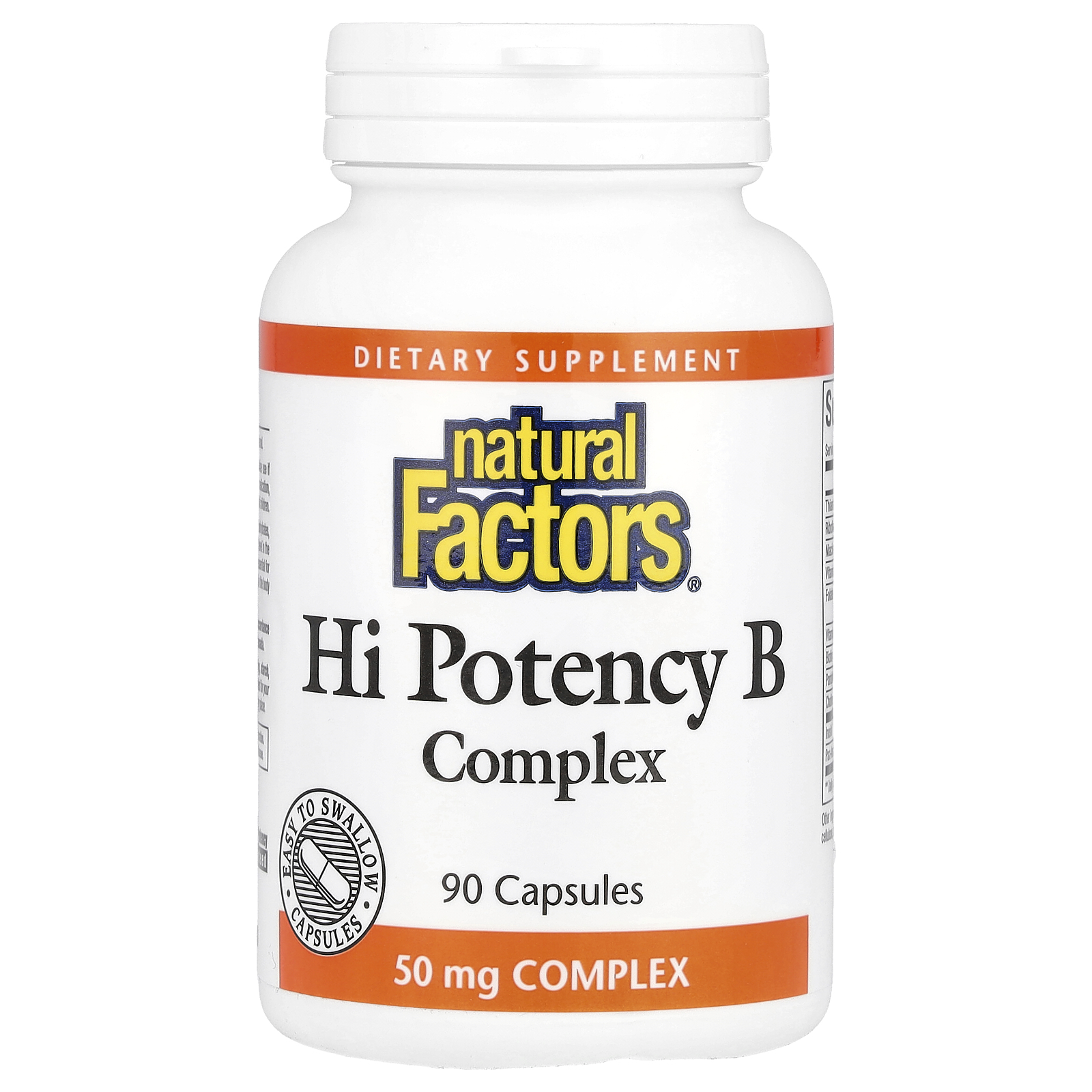 Hi Potency B Complex, 90 Capsules