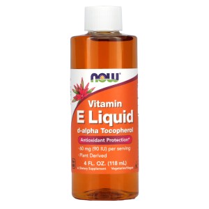 Vitamin E Liquid, D-Alpha Tocopherol, 4 fl oz (118 ml) Vitamin E Liquid, D-Alpha Tocopherol, 4 fl oz (118 ml)