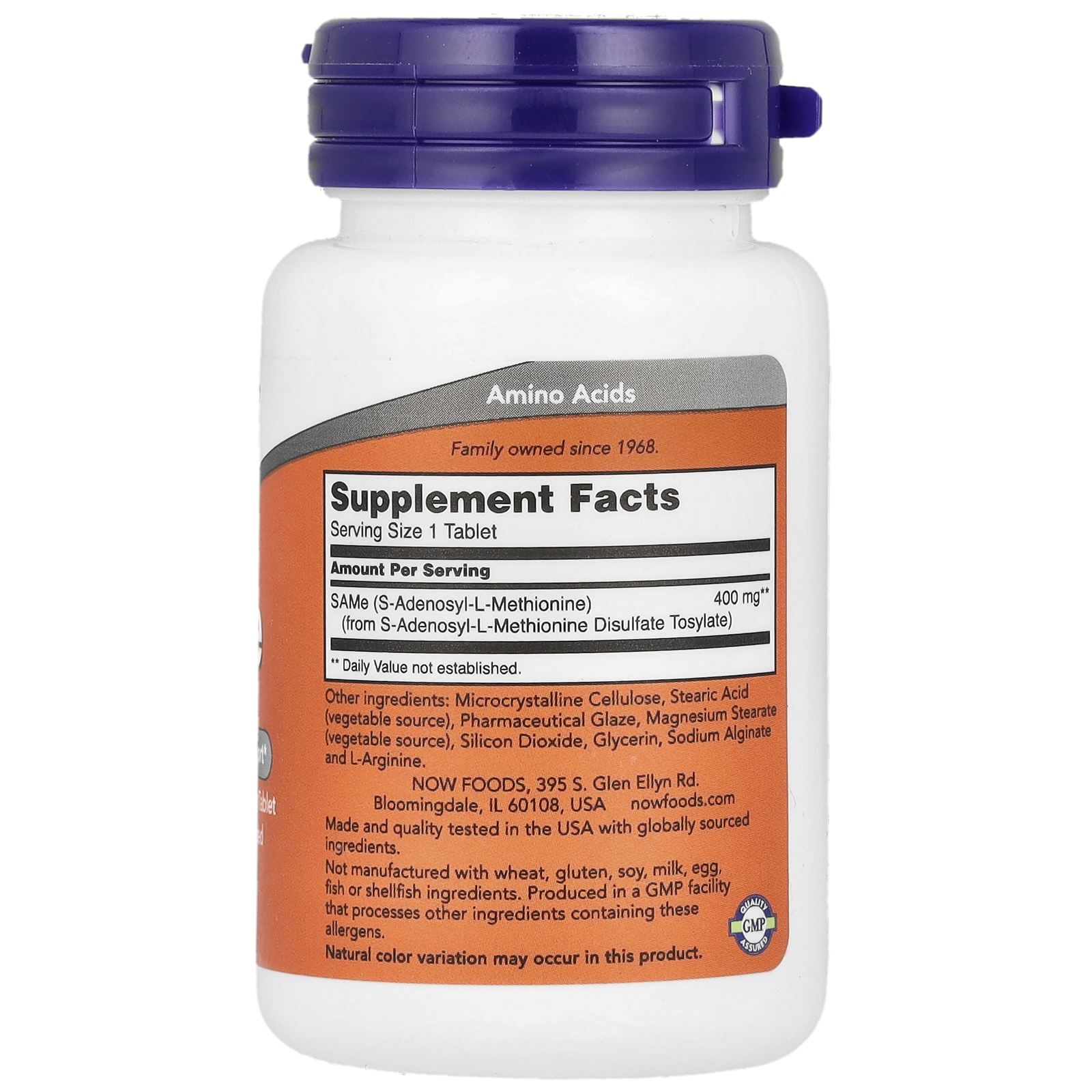 SAMe, 400 mg, 30 Tablets