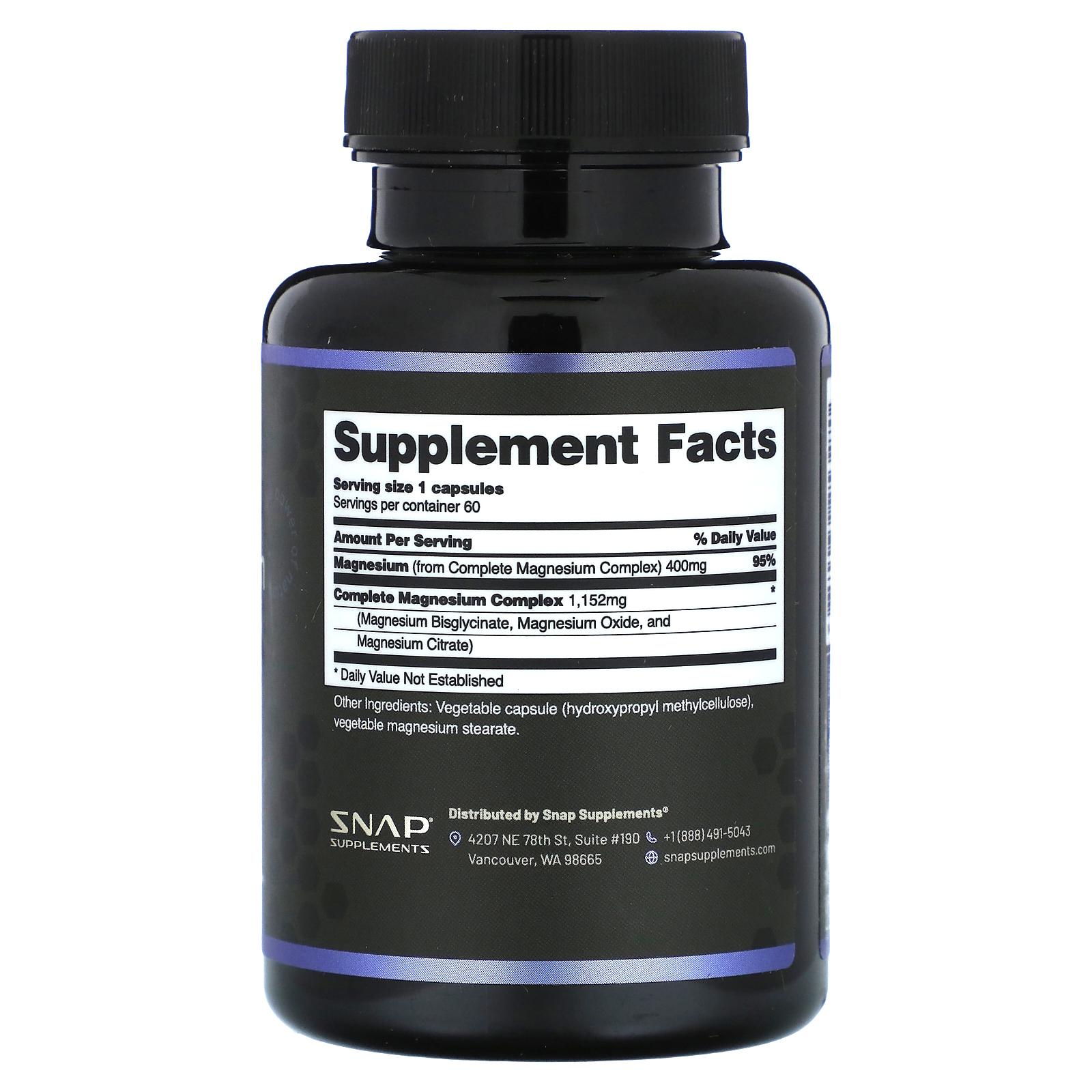 Magnesium Complex, 60 Capsules