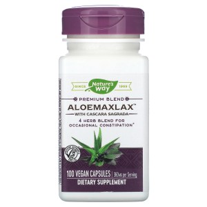 AloeMaxLax™ with Cascara Sagrada, 100 Vegan Capsules AloeMaxLax™ with Cascara Sagrada, 100 Vegan Capsules