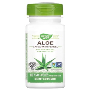 Aloe Latex with Fennel, 100 Vegan Capsules Aloe Latex with Fennel, 100 Vegan Capsules