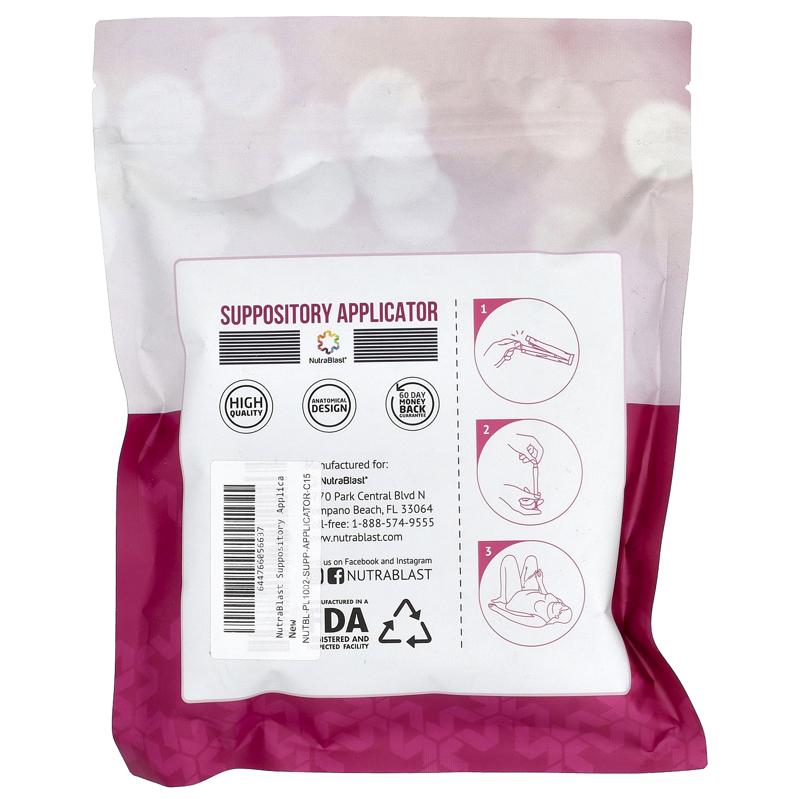 Suppository Applicators, 15 Count