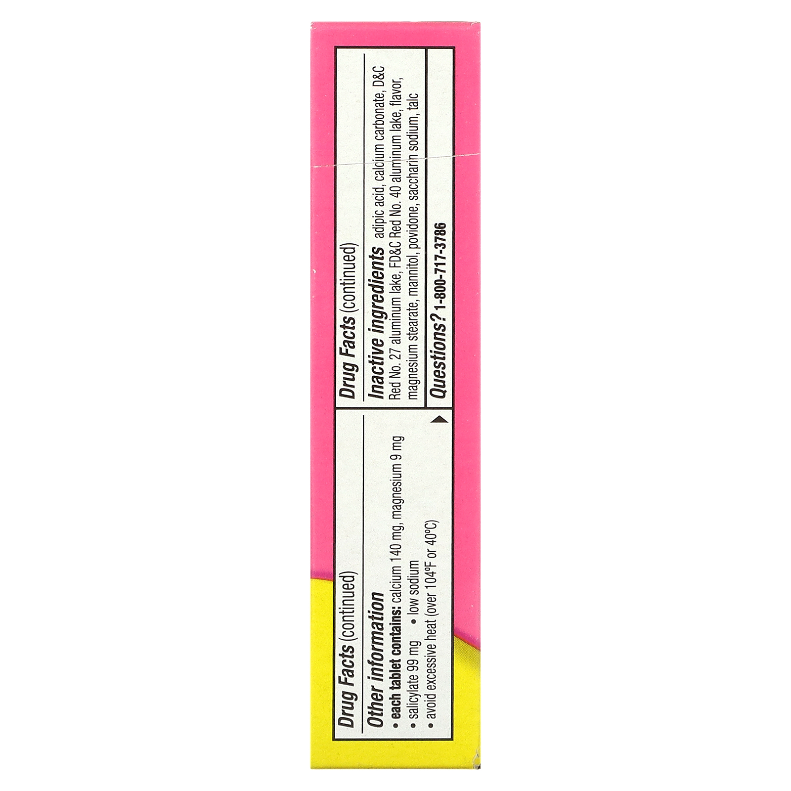 Chewables, Cherry, 30 Chewable Tablets (131 mg per Tablet)