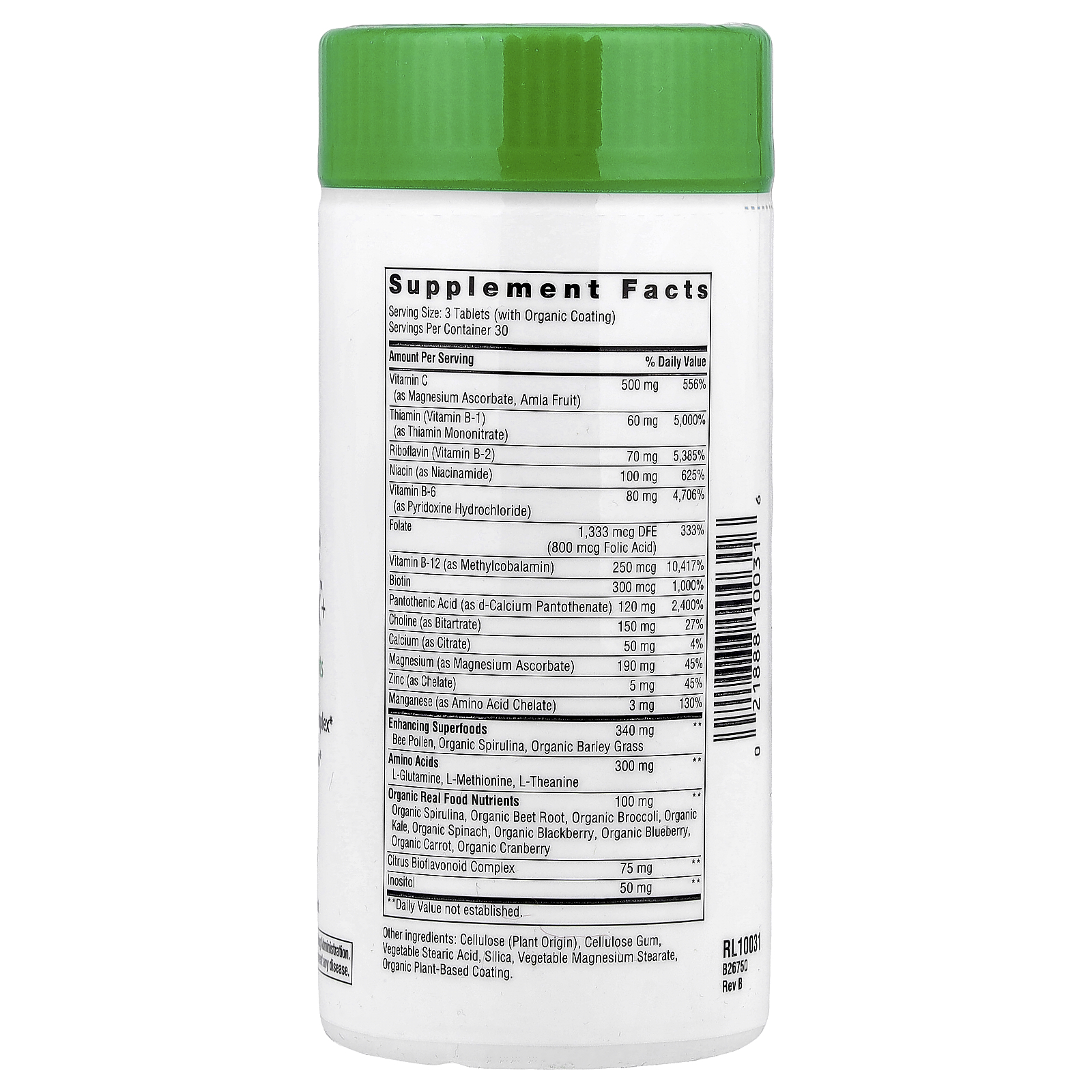 Complete B-Complex+™, 90 Tablets
