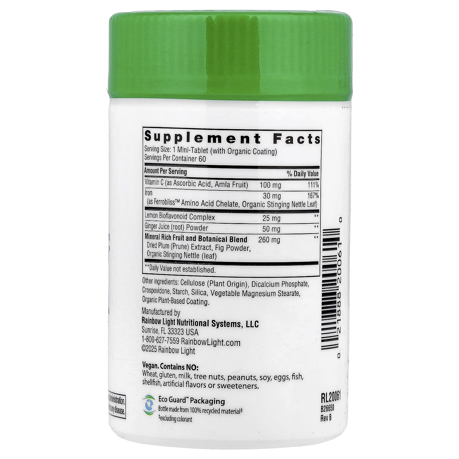 Complete Iron™ Mini-Tablets+, 60 Tablets