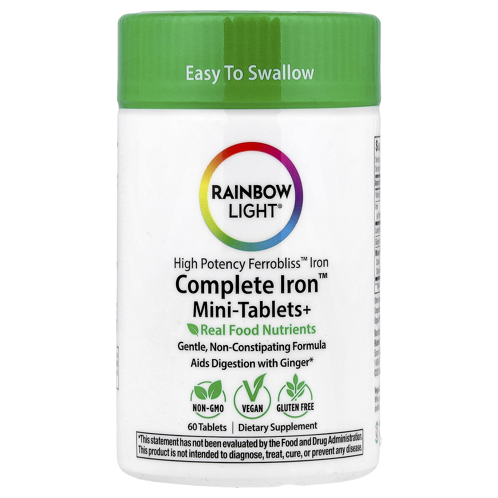 Complete Iron™ Mini-Tablets+, 60 Tablets
