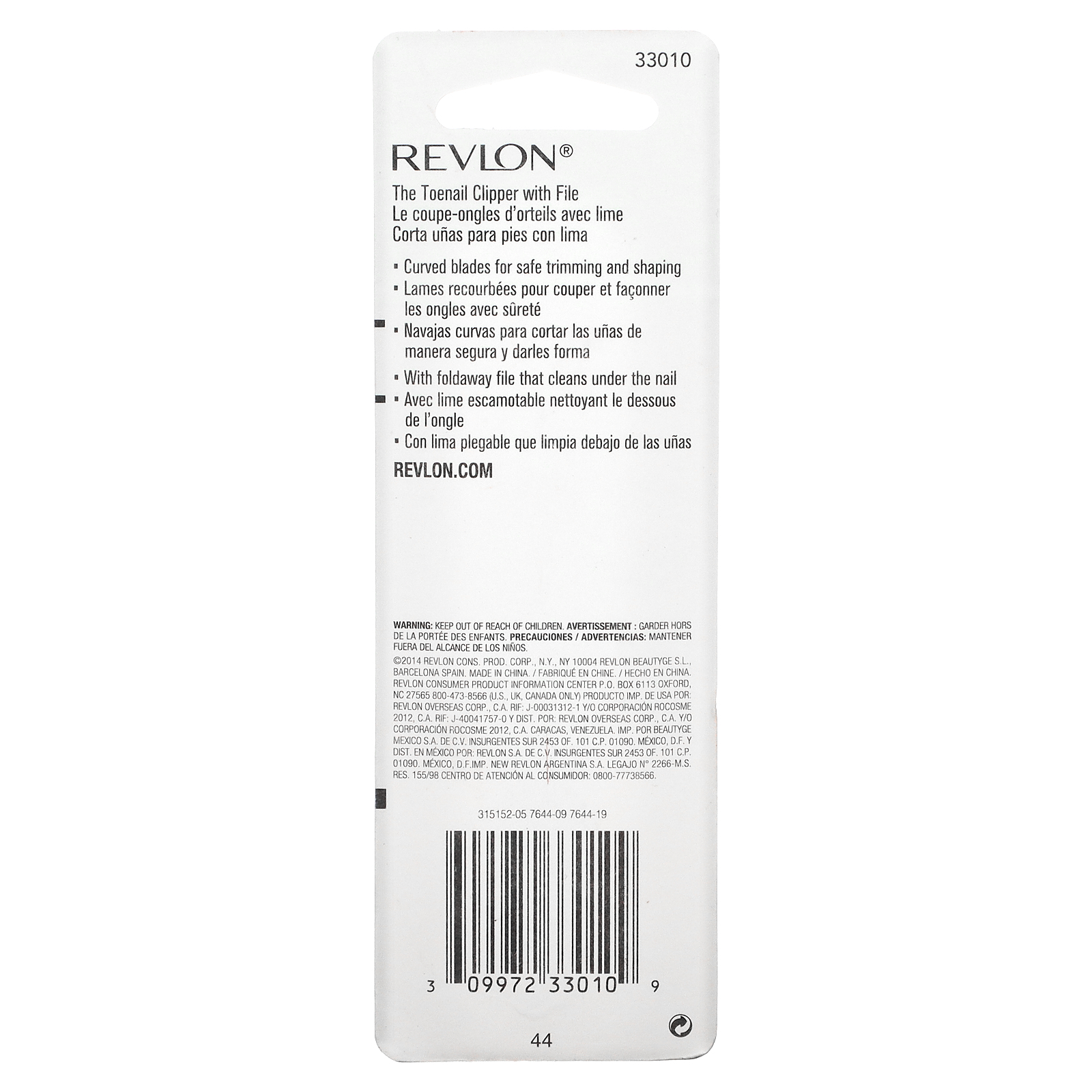 Toenail Clipper, 1 Count