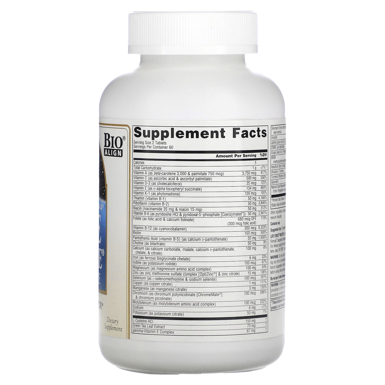 Life Force® Multiple, 120 Tablets