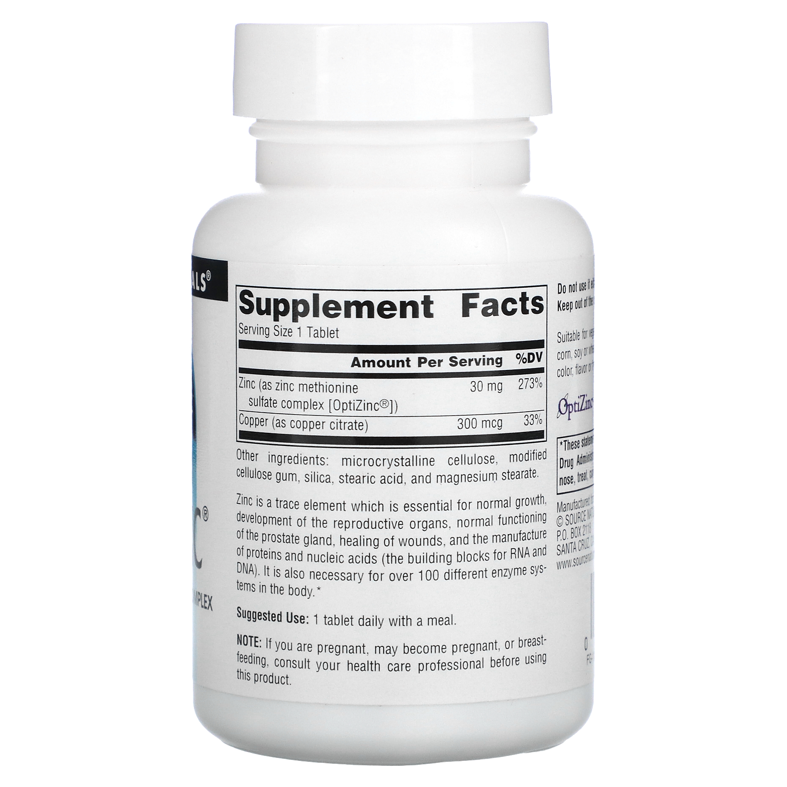 OptiZinc®, 240 Tablets