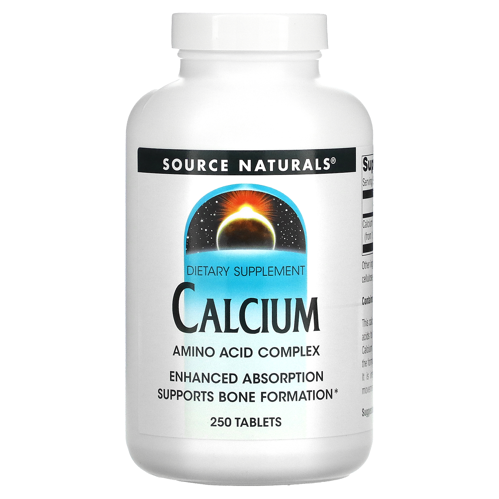 Calcium, 200 mg, 250 Tablets