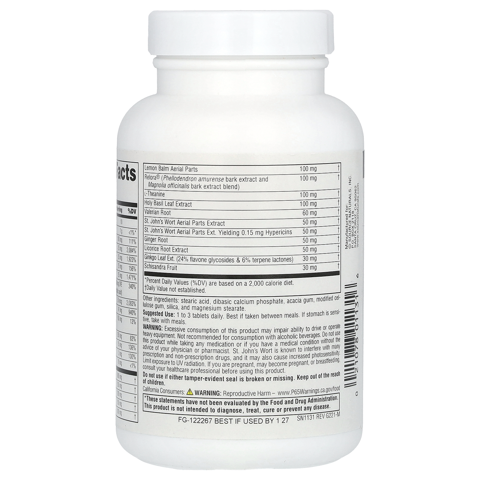 Calm Thoughts™, 90 Tablets