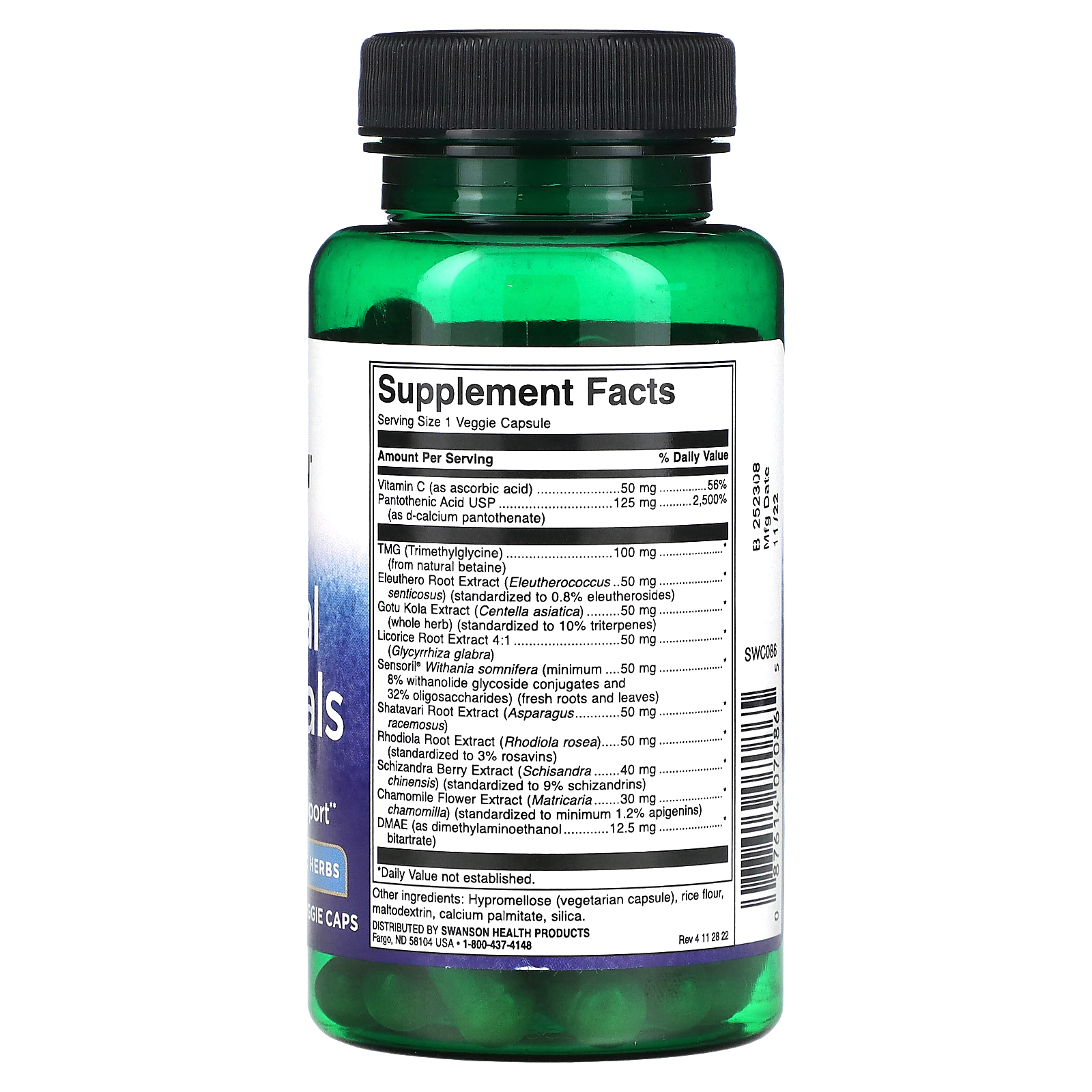 Adrenal Essentials, 60 Veggie Caps