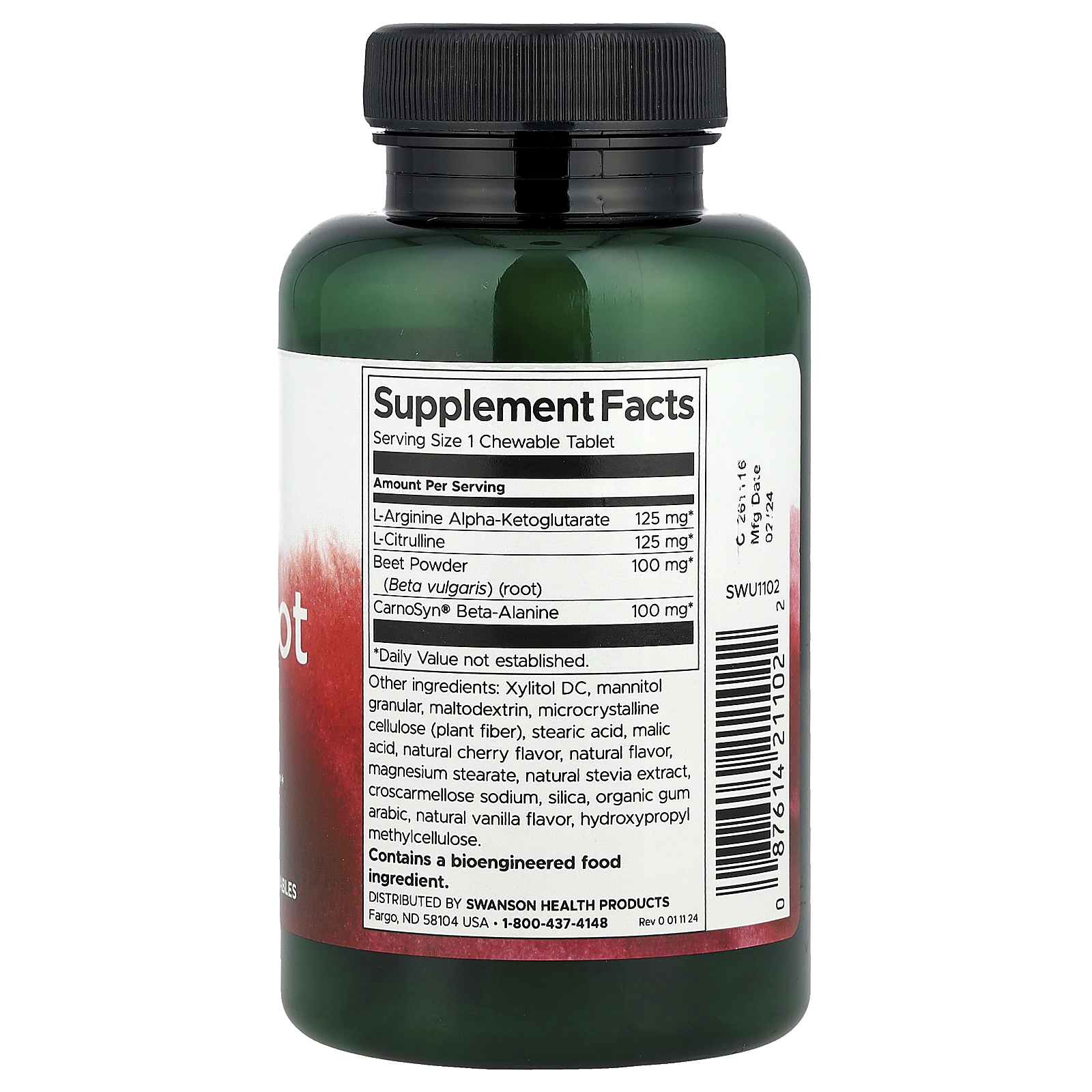 Beet Root NO+, 60 Chewables