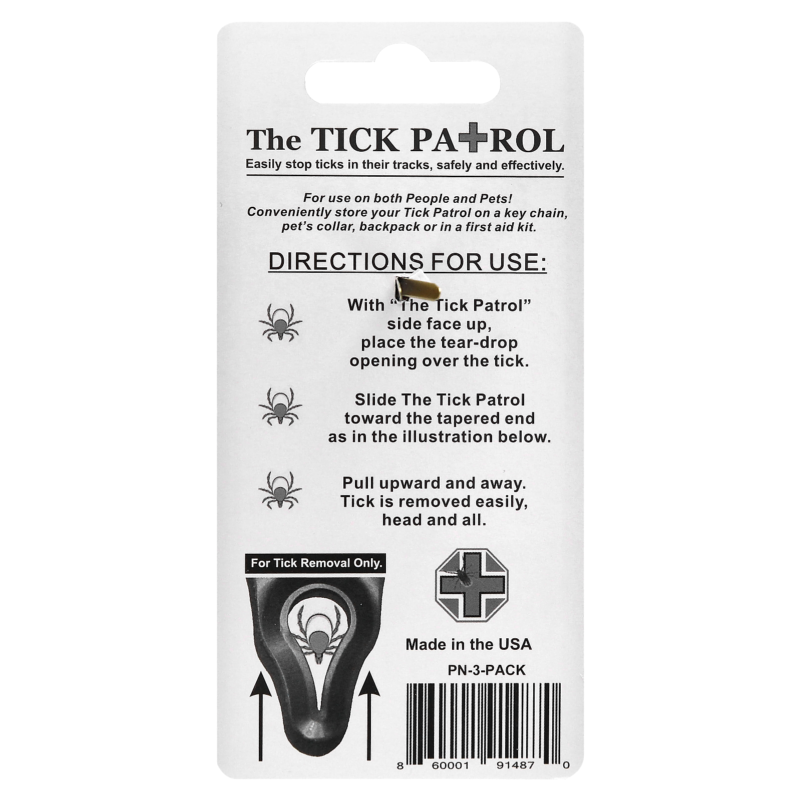 Tick Remover, 3 Count